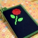 Rose on Green