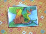 ACEO - Cat Bird art print
