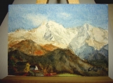Nepal Mountains Original ACEO id1270750