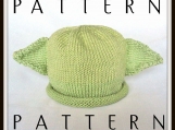  Boston Beanies Baby Yoda Pattern, knit
